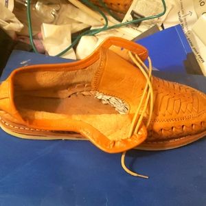 Brand New Leather handmade mexican shoes
